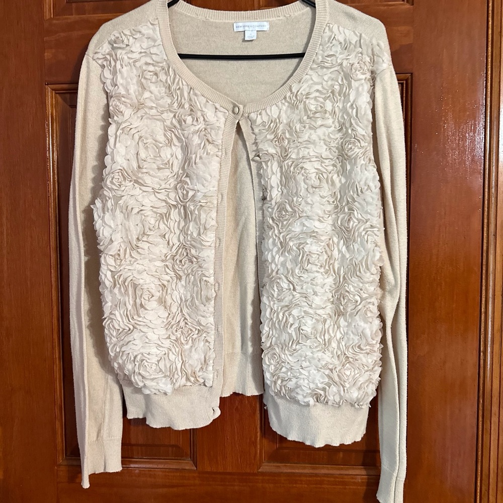 NY & Co button up sweater XL